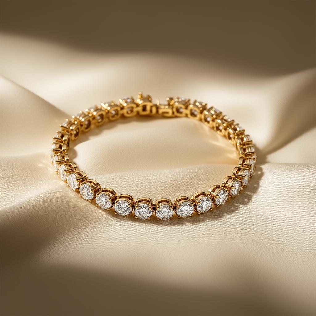 Luxury bracelets presentation